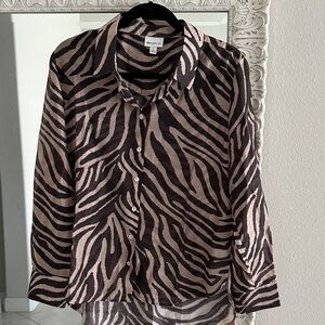 Bailey/44 Print Button Down Top